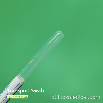 Amostragem de swabs de transporte reivindicando swab oral